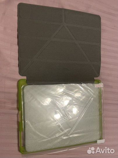 Чехол и стекло для iPad 2 3 4 зеленый