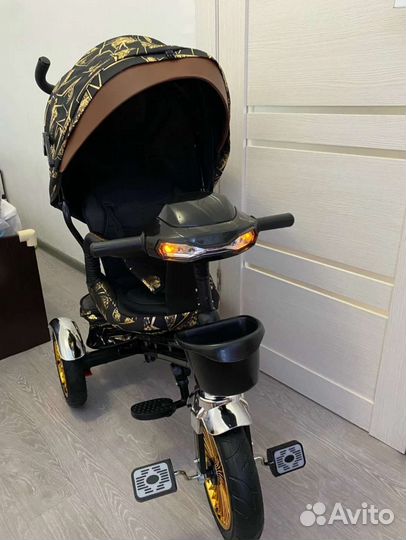 Велосипед коляска с ручкой