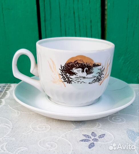 Кофейная пара кофейные чашки Боровичи СССР