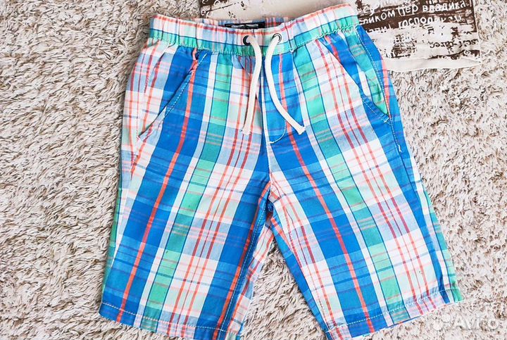 Комплект Шорты Next 5-7л+ майка, джинс