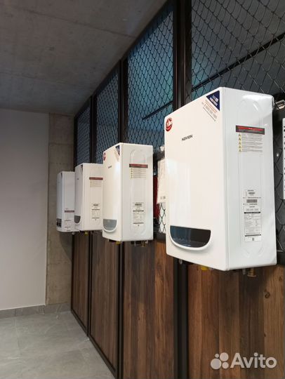 Газовый 1 конт.котел 40 кВт турбо Navien (Корея)