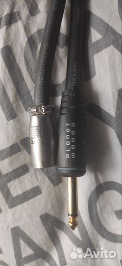Проф. Аудио кабель jack 6.3 mm (M) - XLR