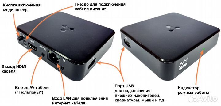 TV smart приставка eltex nv-711-Wac (прошита)