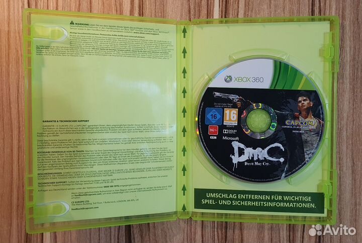 Xbox 360 DMC Devil May Cry Лицензия (Рус. Субтит.)