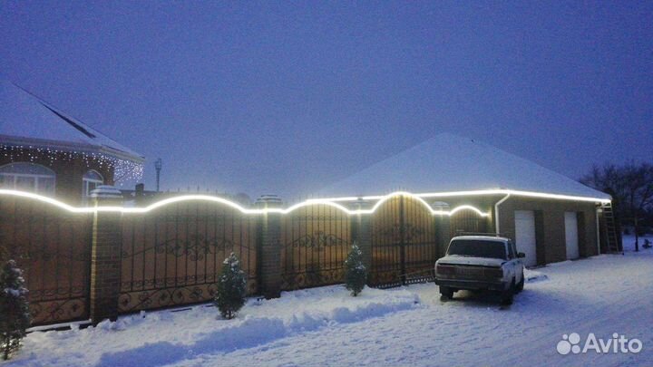 Подсветка фасада