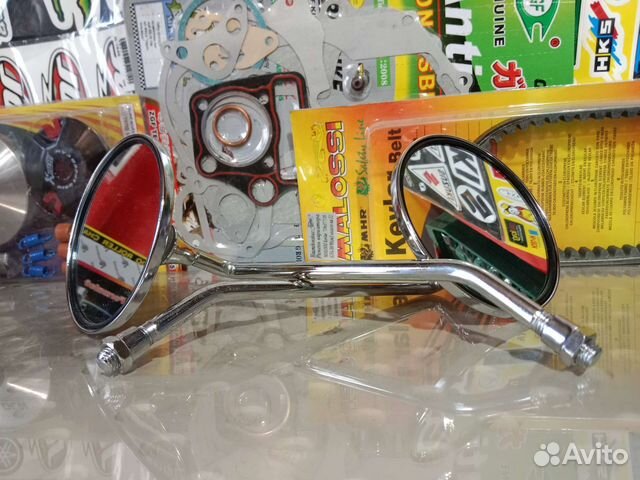 Круглые зеркала на мото