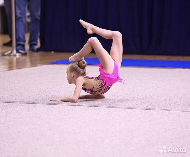 Купальник для гимнастики б/у на прокат 116-125