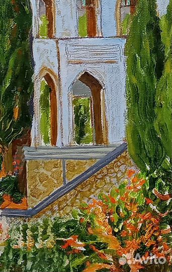 Картина маслом на холсте пейзаж