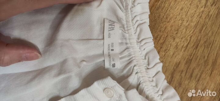 Рубашка zara для девочки 128