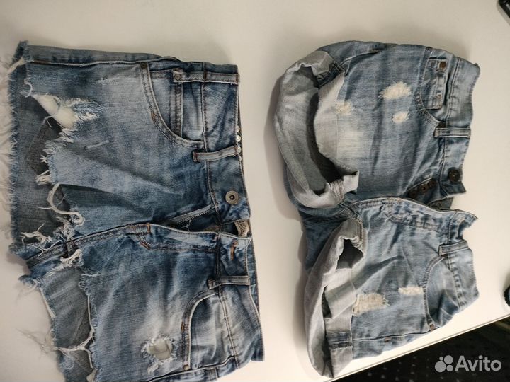 Шорты джинсовые