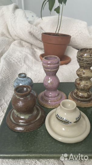 Подсвечники керамические
