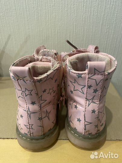 Ботинки демисезонные для девочки 23 размер