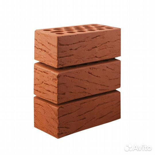 Кирпич облицовочный пустотелый Красный полуторный 1,4нф