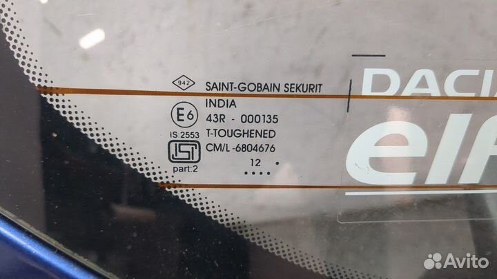 Крышка багажника Dacia Duster, 2013