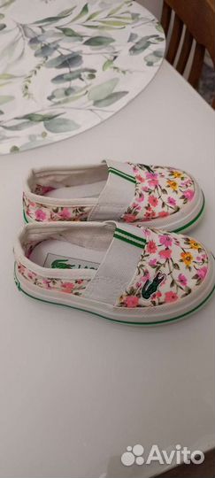 Слипоны для девочки 19 размер