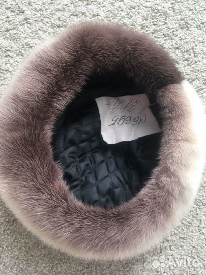 Берет норковый