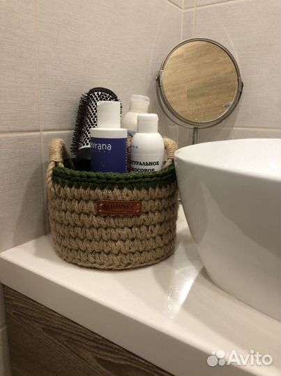 Корзинка из джута