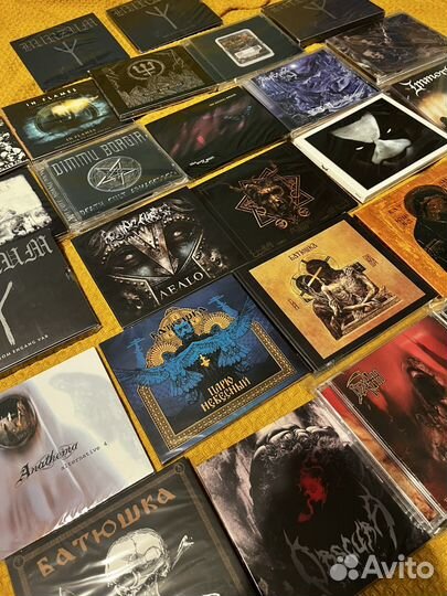 Лицензионные CD диски тяжелой музыки