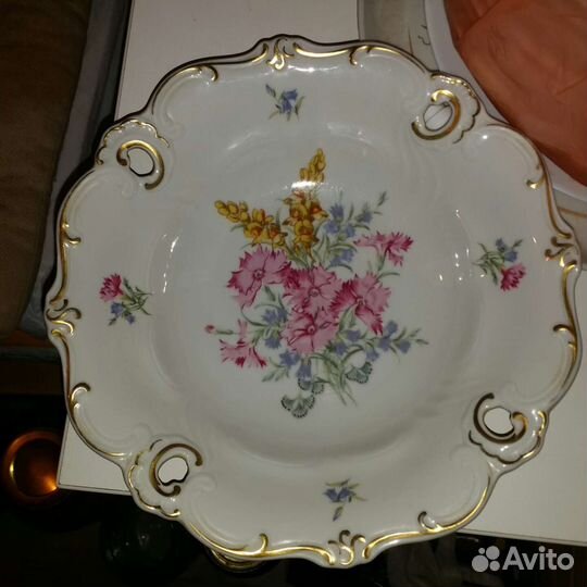 Тарелки Веймар, СССР, зик, Дулево, Кузнецова