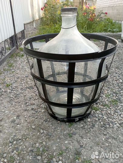 Стеклянный балон (винтаж) 50 литров