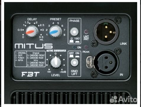Сабвуфер FBT mitus 118SA