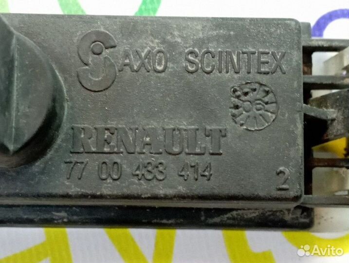 Подсветка номера Renault Logan