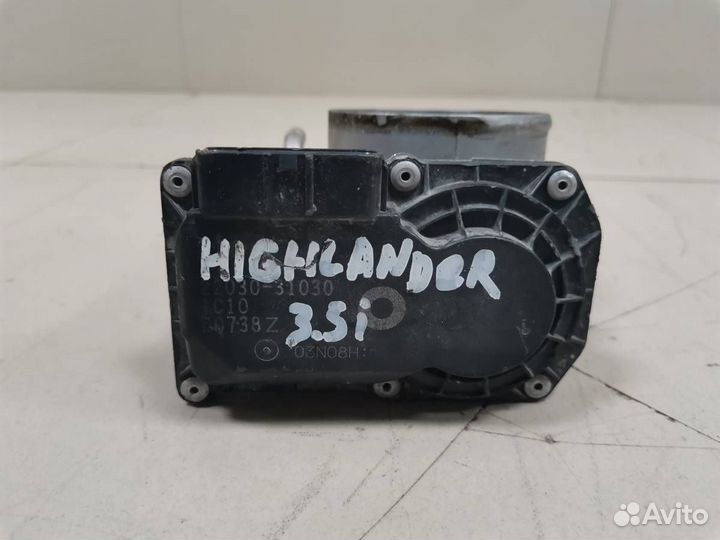 Заслонка дроссельная электрическая Toyota Highland