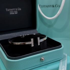 Tiffany тиффани браслет золотой с бриллиантам