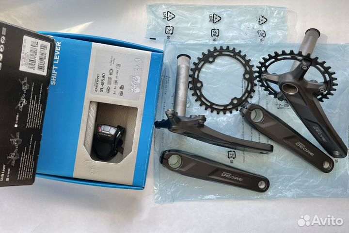 Shimano Deore XT шатуны манетки SL M780 M590 M5100