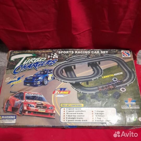 Настольная игра Турбо рейсинг полный комплект
