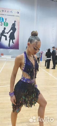 Платье для бальных танцев латина Ю2, молодёжь