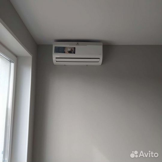 Закладка трассы, установка кондиционеров