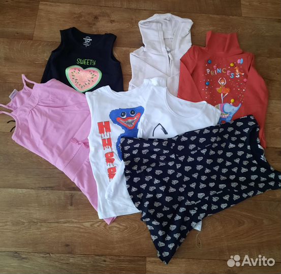 Детские вещи на девочку пакетом 116-122
