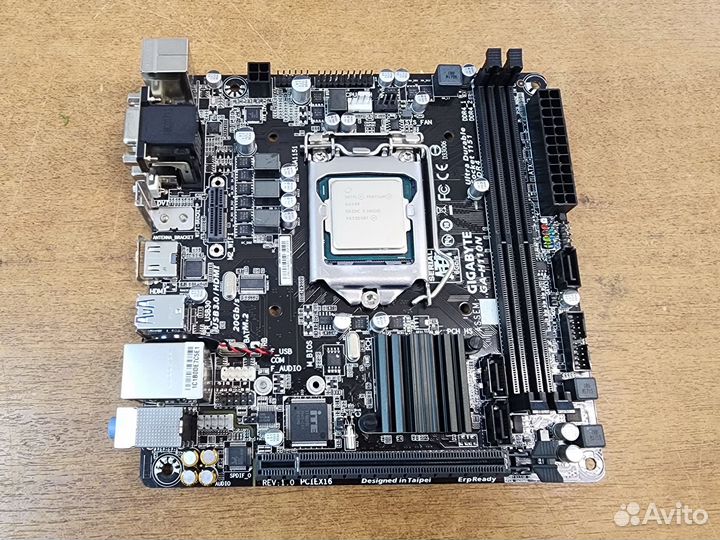 Плата gigabyte LGA 1151 H110, mini-ITX