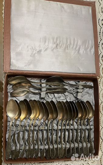 Ложки столовые СССР мнц, мельхиор