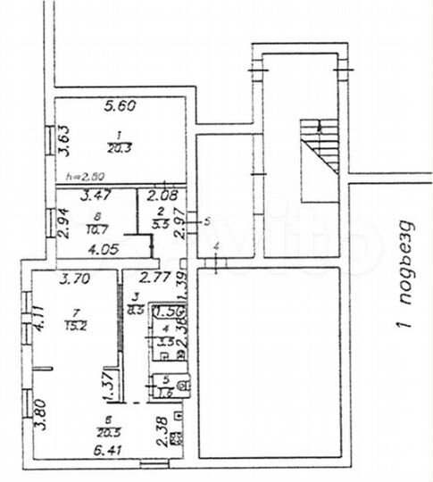 4-к. квартира, 87,7 м², 2/3 эт.
