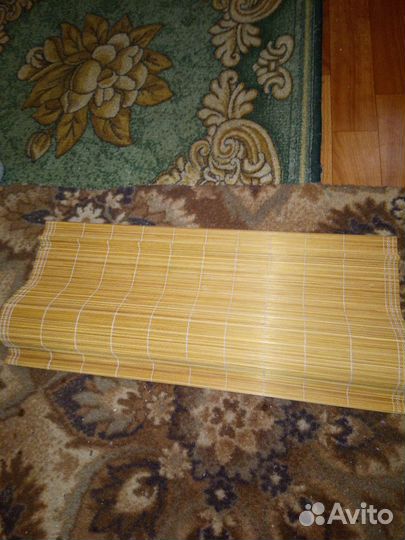 Циновка - шторка на дачу