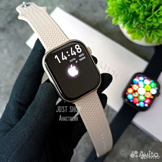 Часы Apple Watch 9 45мм (2 ремешка в комплекте)