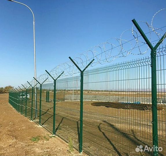 Забор из 3д сетки