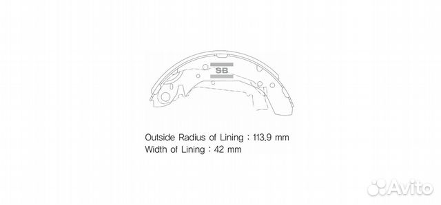 Колодки ручн. KIA Sportage -10