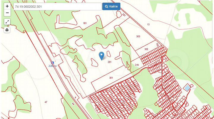 Участок 57,24 га (СНТ, ДНП)