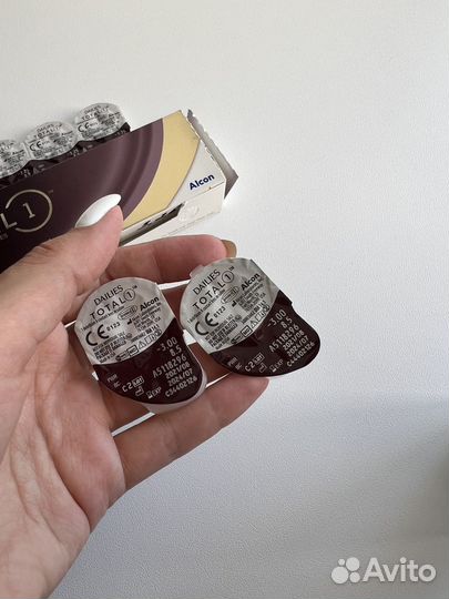 Линзы контактные dailies total