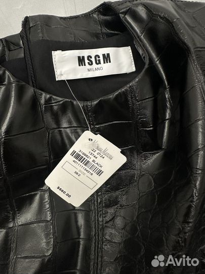 Платье msgm 38ит кроко 660долл