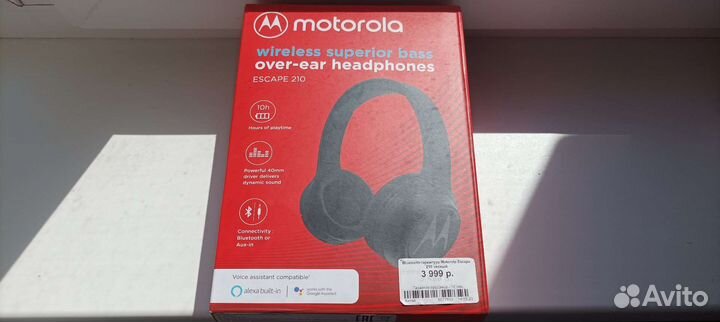 Motorola Escape 210 Bluetooth наушники