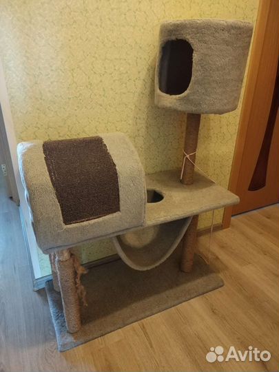 Домик для кошки с когтеточкой