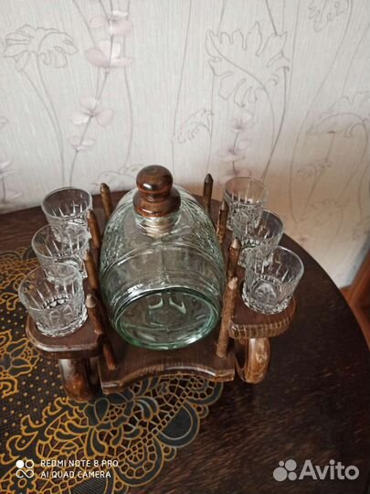 Подарочный набор из бочки и 6 стопок