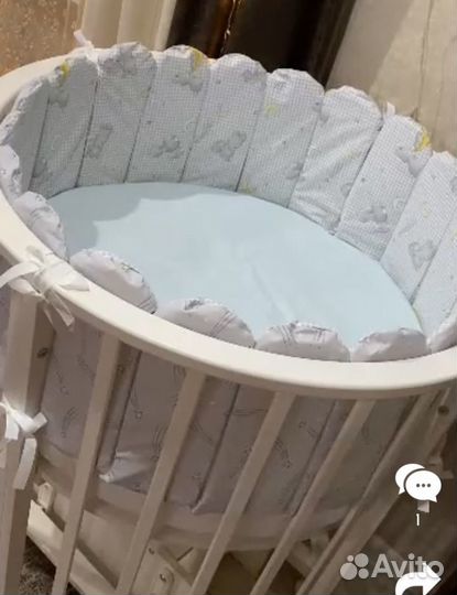 Бортики в детскую кроватку