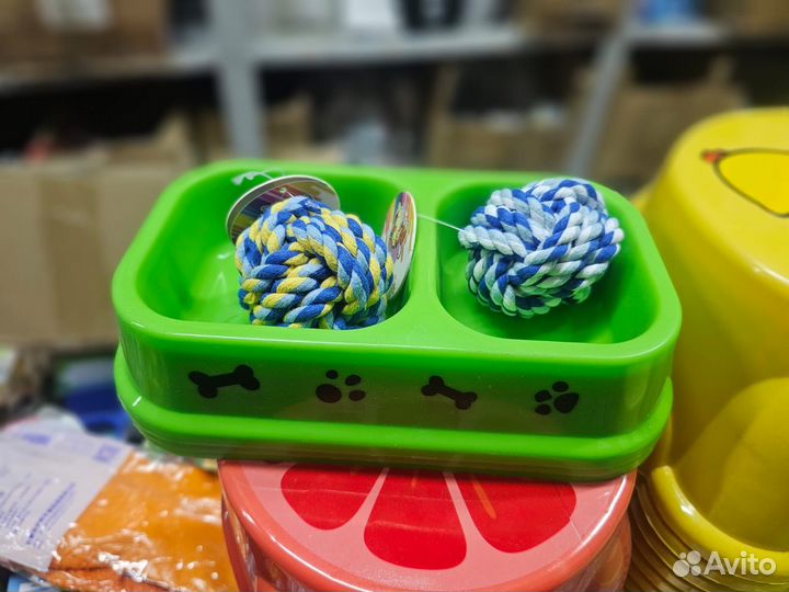 Мячик вязанный игрушка для собак