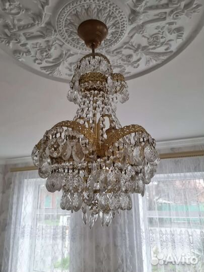 Хрустальная люстра СССР
