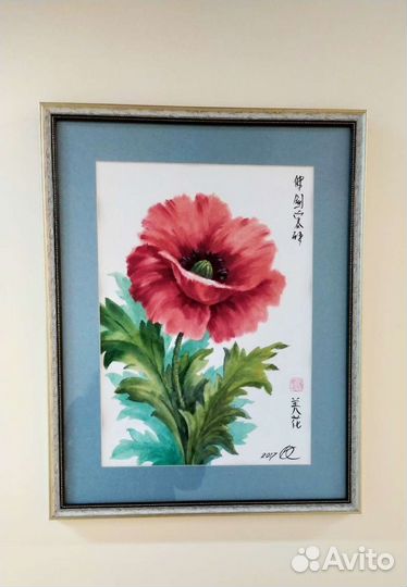 Картина авторская, китайская живопись